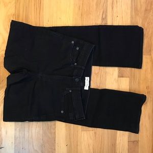 GAP “baby boot” cut black jeans